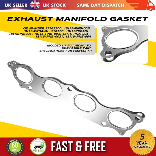 Exhaust manifold gasket for - manifold,